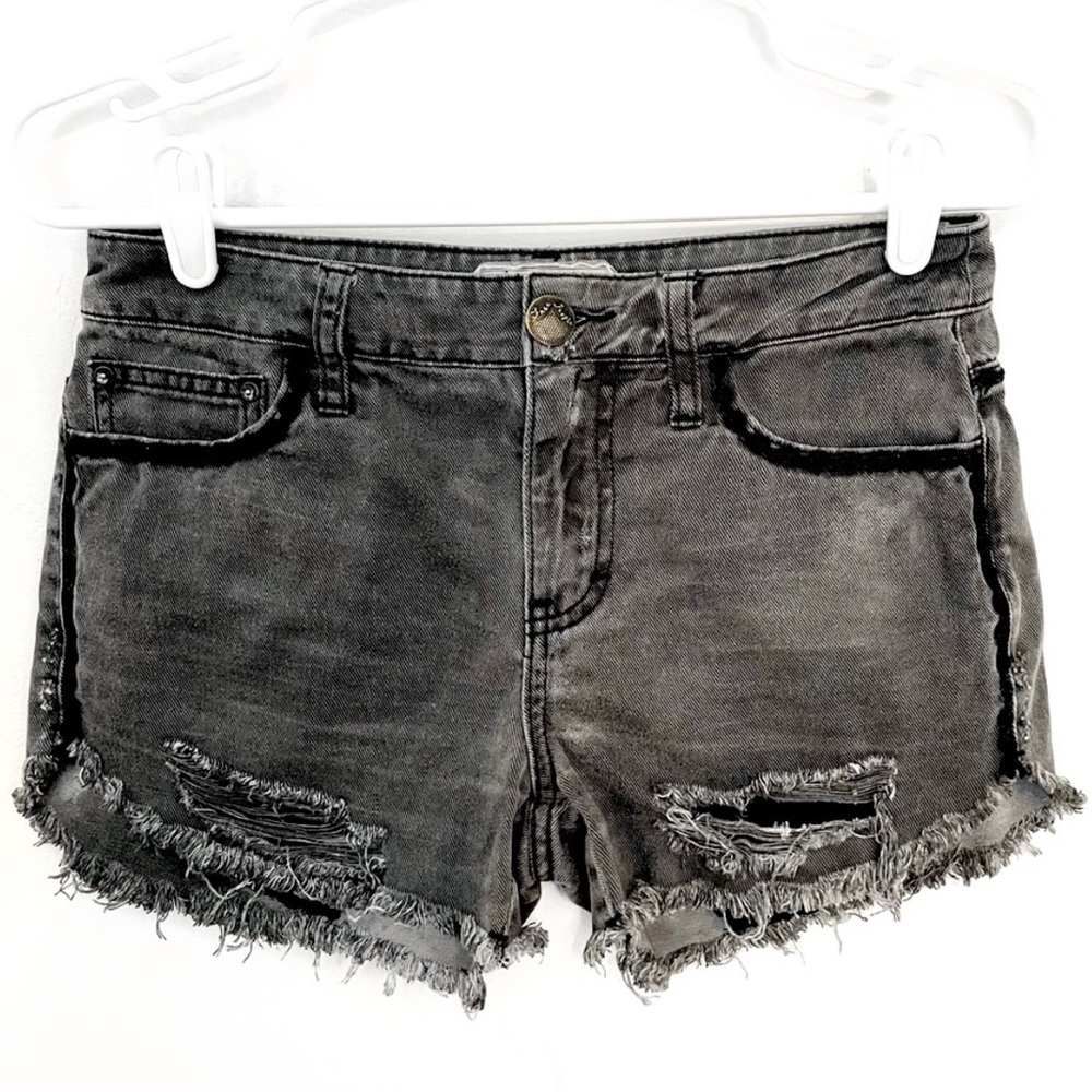 Free People Distressed Vintage Wash Distressed Women’s Cut-off Shorts Size 25
